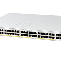 C1200-48P-4G - Cisco Catalyst 1200 Switch, 48 Ports PoE+, 375w, 1G Uplinks - New