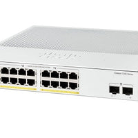 C1300-16P-2G - Cisco Catalyst 1300 Switch, 16 Ports PoE+, 1G Uplinks, 120w - Refurb'd