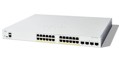 C1300-24P-4X - Cisco Catalyst 1300 Switch, 24 Ports PoE+, 10G Uplinks, 195w - New