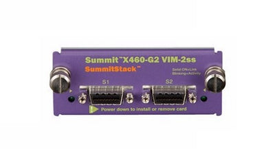 16713 - Extreme Networks X460-G2 VIM-2ss Virtual Interface Module, SummitStack Ports - Refurb'd