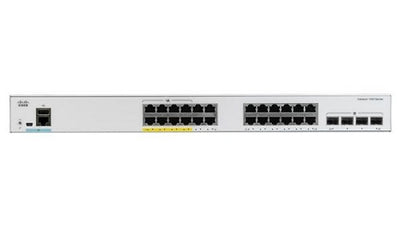 C1000-24P-4G-L - Cisco Catalyst 1000 Switch, 24 Ports PoE+, 195w, 1G Uplinks - New