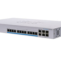 CBS350-12NP-4X-NA - Cisco Business 350 Managed Switch, 12 PoE+ Ports, 375w PoE Budget, w/10Gb Combo Uplink - New