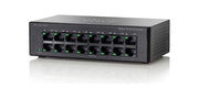 SF110D-16HP-NA - Cisco SF110D-16HP Unmanaged Small Business Switch, 16 Port 10/100 PoE - Refurb'd