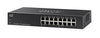 SG110-16HP-NA - Cisco SG110-16HP Unmanaged Small Business Switch, 16 Port Gigabit PoE - Refurb'd