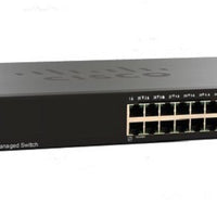SG350-28P-K9-NA - Cisco Small Business SG350-28MP Managed Switch, 24 Gigabit with 2 Gigabit SFP Combo & 2 SFP Ports, 195w PoE - New