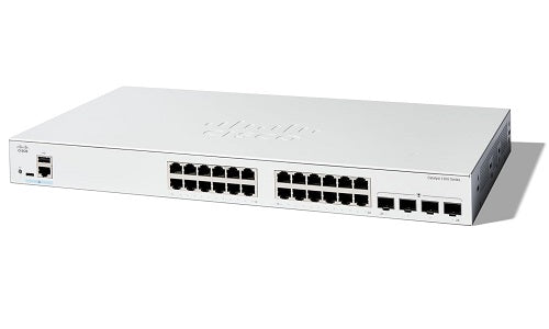 C1200-24T-4G - Cisco Catalyst 1200 Switch, 24 Ports, 1G Uplinks - Refurb'd