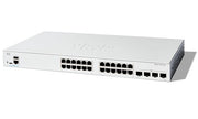 C1200-24T-4G - Cisco Catalyst 1200 Switch, 24 Ports, 1G Uplinks - Refurb'd