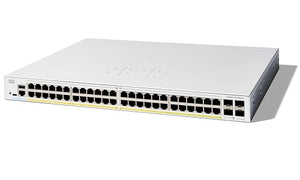 C1200-48P-4G - Cisco Catalyst 1200 Switch, 48 Port PoE+, 375w, 1G Uplinks - New