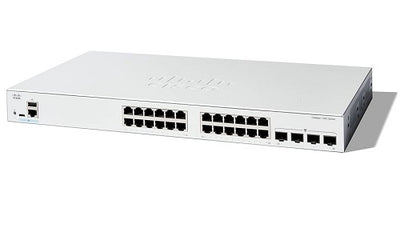C1300-24T-4G - Cisco Catalyst 1300 Switch, 24 Port Data, 4x1G SFP Uplinks - Refurb'd