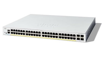 C1300-48FP-4G - Cisco Catalyst 1300 Switch, 48 Ports PoE+, 1G Uplinks, 740w - Refurb'd