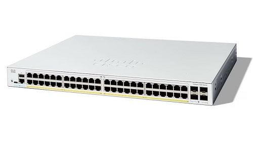 C1300-48FP-4X - Cisco Catalyst 1300 Switch, 48 Port PoE+, 4x10G SFP+ Uplinks, 740w - Refurb'd