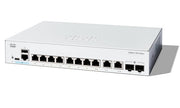 C1300-8T-E-2G - Cisco Catalyst 1300 Switch, 8 Port Data, 2x1G Combo Uplinks, External PSU - New