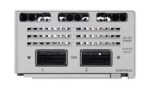 C9300X-NM-2C - Cisco Catalyst 9300X Network Module, 2x100G/40G Dual Rate QSFP Ports - Refurb'd