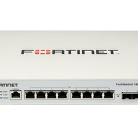 FS-108F-FPOE - Fortinet FortiSwitch 108F Switch,  8 Port GE PoE+, 2x GE SFP Uplink, 130w - New