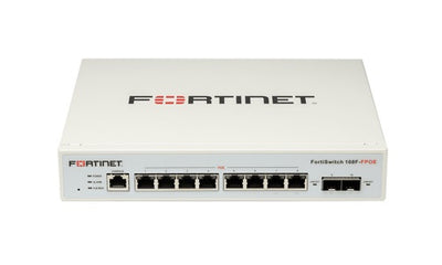 FS-108F-FPOE - Fortinet FortiSwitch 108F Switch,  8 Port GE PoE+, 2x GE SFP Uplink, 130w - New