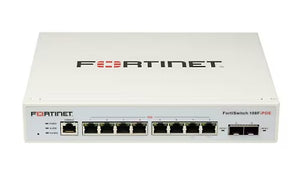 FS-108F-POE - Fortinet FortiSwitch 108F Switch, 8 Port GE PoE+, 2x GE SFP Uplink, 65w - New