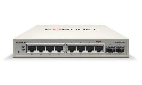 FS-108F - Fortinet FortiSwitch 108F Switch, 8 Port GE, 2x GE SFP Uplink, Desktop - Refurb'd