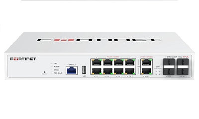 FS-110G-FPOE - Fortinet FortiSwitch 110G Switch, 10 Port (2x 5GE / 8x 2.5GE) PoE+, 4x 10GE SFP+ Uplink, 200w - New
