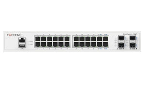 FS-124F - Fortinet FortiSwitch 124F Switch, 24 Port GE RJ45, 4x 10GE SFP+ Uplink - New