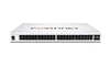 FS-148F-FPOE - Fortinet FortiSwitch 148F Switch, 48 Port GE RJ45 PoE+, 4x 10GE SFP+ Uplink, 740w - New