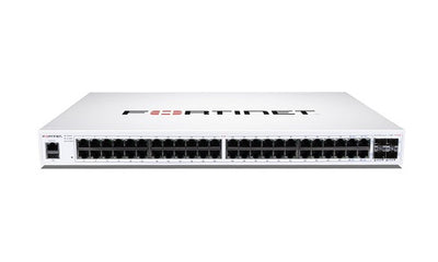 FS-148F-POE - Fortinet FortiSwitch 148F Switch, 48 Port GE RJ45 PoE+, 4x 10GE SFP+ Uplink, 370w - New