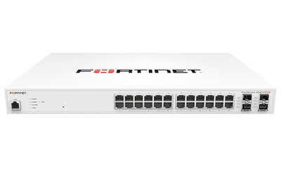 FS-224D-FPOE - Fortinet FortiSwitch 224D Switch, 24 Port GE RJ45 PoE+, 4x GE SFP Uplink, 370w - New