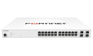 FS-224D-FPOE - Fortinet FortiSwitch 224D Switch, 24 Port GE RJ45 PoE+, 4x GE SFP Uplink, 370w - Refurb'd