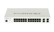 FS-224E-POE - Fortinet FortiSwitch 224E Switch, 24 Port GE RJ45 PoE+, 4x GE SFP Uplink, 180w - New