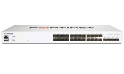 FS-424E-FIBER - Fortinet FortiSwitch 424E Switch, 24 Port GE SFP, 4x 10GE SFP+ Uplink - New