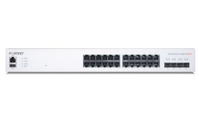 FS-424E-FPOE - Fortinet FortiSwitch 424E Switch, 24 Port GE PoE+, 4x 10GE SFP+ Uplink, 421w - Refurb'd