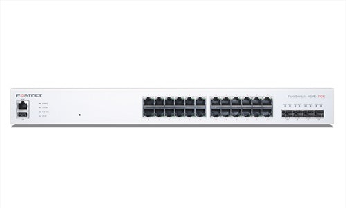 FS-424E-POE - Fortinet FortiSwitch 424E Switch, 24 Port GE PoE+, 4x 10GE SFP+ Uplink, 250w - Refurb'd