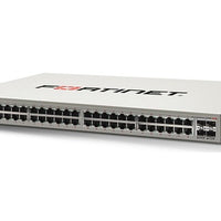 FS-448E-POE - Fortinet FortiSwitch 448E Switch, 48 Port GE RJ45 PoE+, 4x 10GE SFP+ Uplink, 421w - Refurb'd