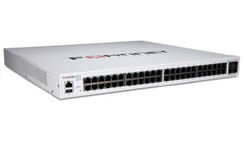 FS-448E - Fortinet FortiSwitch 448E Switch, 48 Port GE RJ45, 4x 10GE SFP+ Uplink - Refurb'd