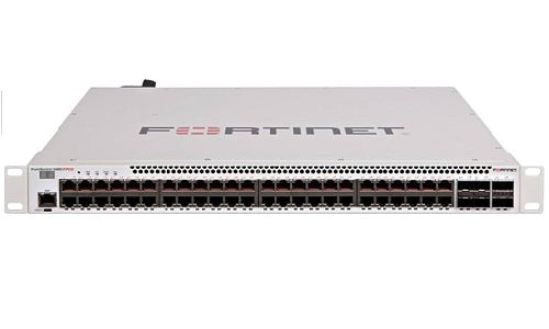 FS-548D-FPOE - Fortinet FortiSwitch 548D Switch, 48 Port GE RJ45 PoE+, 4x 10GE SFP+/2x 40GE QSFP+ Uplink - New