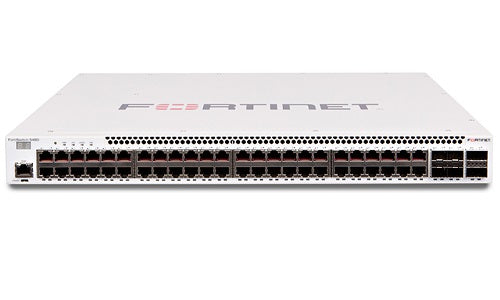 FS-548D - Fortinet FortiSwitch 548D Switch, 48 Port GE RJ45, 4x 10GE SFP+/2x 40GE QSFP+ Uplink - New