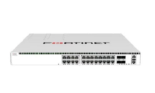 FS-624F - Fortinet FortiSwitch 624F Switch, 24 Port 5GE RJ45, 4x 10GE/25GE SFP+/SFP28 Uplink - New