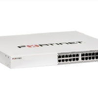 FS-T1024F-FPOE - Fortinet FortiSwitch 1024F Switch, 24 Port 10GE RJ45 PoE, 2x 40GE/100GE QSFP+/QSFP28 Uplink - Refurb'd