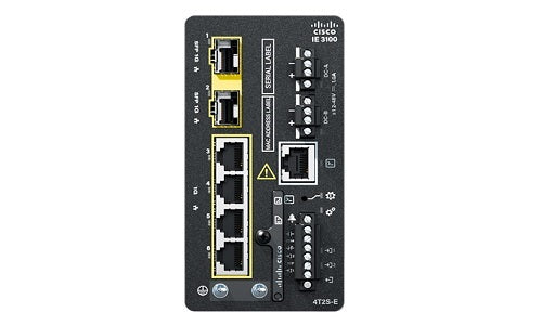 IE-3100-4T2S-E - Cisco Catalyst IE3100 Rugged Switch, 4 Port GE, 2xGE SFP Uplinks, Network Essentials - Refurb'd