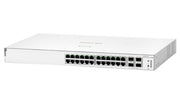 JL683B - HPE Instant On 1930 24p Gigabit CL4 PoE 4p SFP+ 195W Switch - Refurb'd