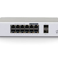 MS130-12X-HW - Cisco Meraki MS130 Access Switch, 12 mGbE Ports PoE, 240w, 10GbE Fixed Uplinks - New