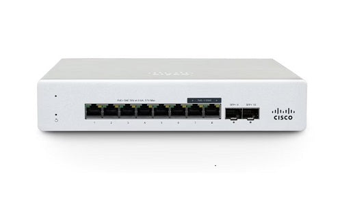 MS130-8P-HW - Cisco Meraki MS130 Compact Access Switch, 8 Ports PoE, 120w, 1Gbe Fixed Uplinks - New
