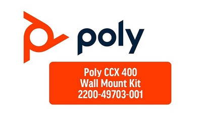 2200-49703-001 - Poly CCX 400 Phone Wallmount Kit - Refurb'd