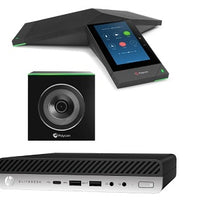 6230-86470-001 - Poly Trio 8500 EE Cube HP Zoom Rooms Bundle - Refurb'd
