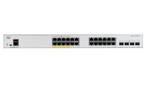 C1000-24P-4X-L - Cisco Catalyst 1000 Switch, 24 Ports PoE+, 195w, 10G Uplinks - Refurb'd
