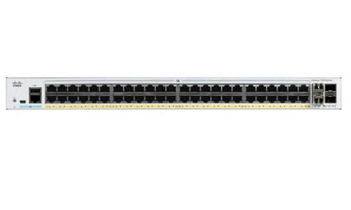 C1000-48P-4X-L - Cisco Catalyst 1000 Switch, 48 Port PoE+, 370w, 10G Fixed Uplinks - Refurb'd