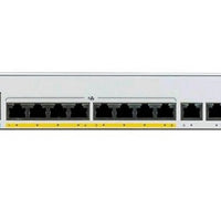 C1000-8FP-E-2G-L - Cisco Catalyst 1000 Switch, 8 Port PoE+, 120w, 1G Fixed Uplink w/External PSU - Refurb'd