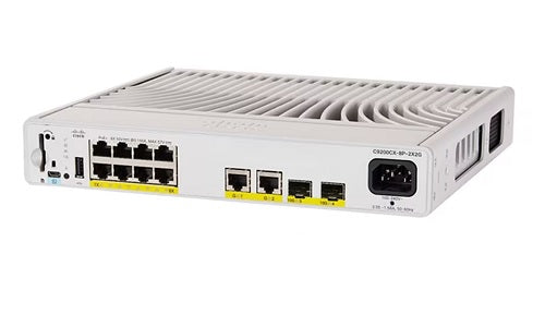 C9200CX-8P-2X2G-A - Cisco Catalyst 9200CX Compact Switch 8 Port PoE+, Network Advantage - New