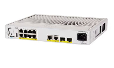 C9200CX-8P-2X2G-A - Cisco Catalyst 9200CX Compact Switch 8 Port PoE+, Network Advantage - Refurb'd