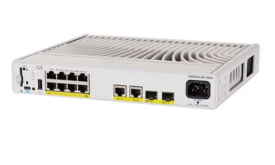 C9200CX-8UXG-2XH-E - Cisco Catalyst 9200CX Compact Switch 8 Port PoE+ (4 mGig/4 1G), Network Essentials - Refurb'd