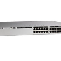 C9200L-24PXG-2Y-E - Cisco Catalyst 9200L Switch 24 Port PoE+ (16 1Gig/8 mGig), 2x25G Fixed Uplinks, Network Essentials - Refurb'd